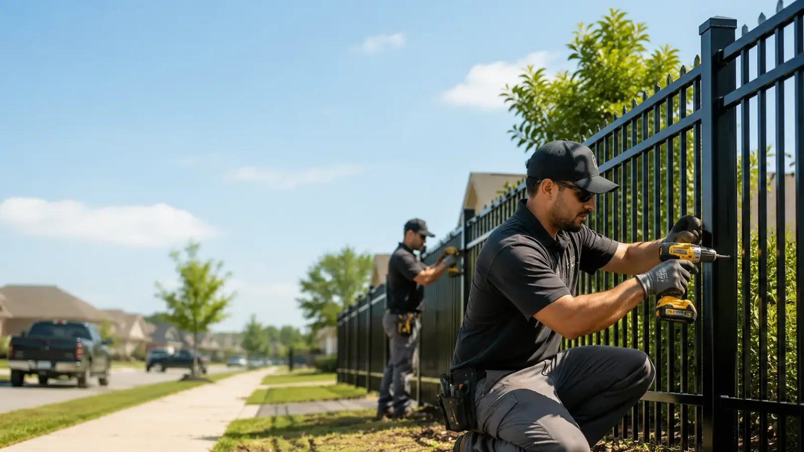 Metal Fence Installation in Marion, IA